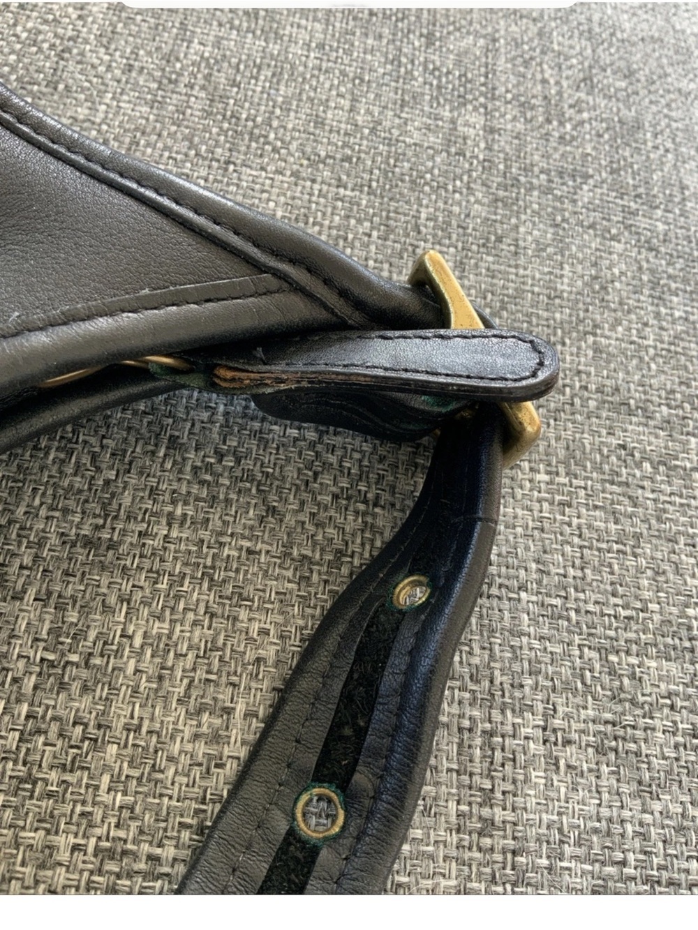 Vintage Coach 9950 Janice Legacy Black leather Crossbody Shoulder Bag - Picture 7 of 7